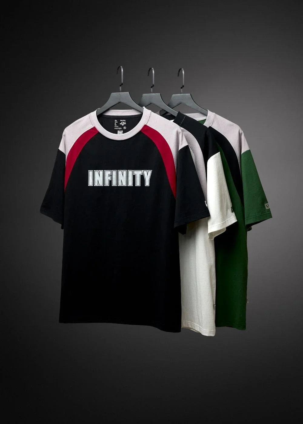 Áo Thun Cotton Mềm Mịn Phối Màu No Style M3 Xanh Lá Đậm - YaMe.vn