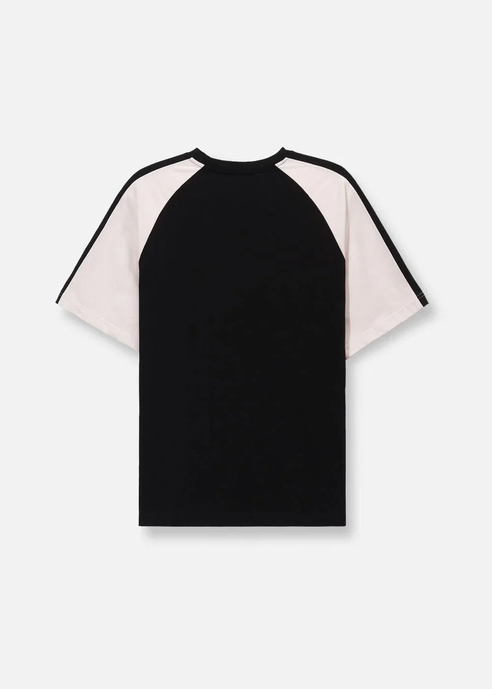 Áo Thun Tay Ngắn Boxy Mềm Mịn No Style M4 Đen Be - YaMe.vn