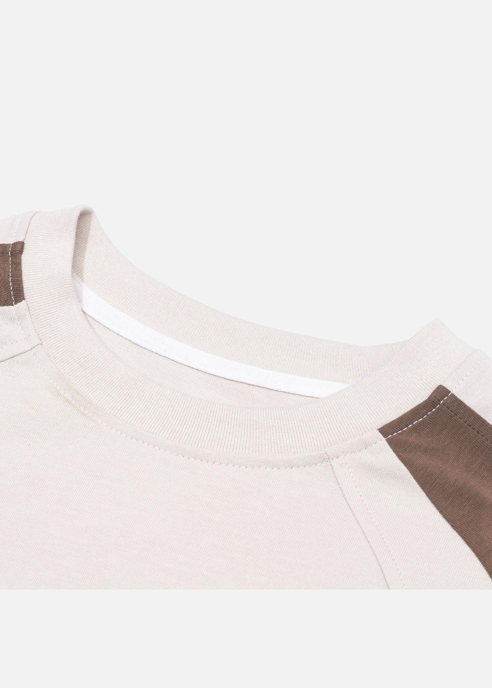 Áo Thun Tay Ngắn Boxy Mềm Mịn No Style M4 Be Nâu - YaMe.vn