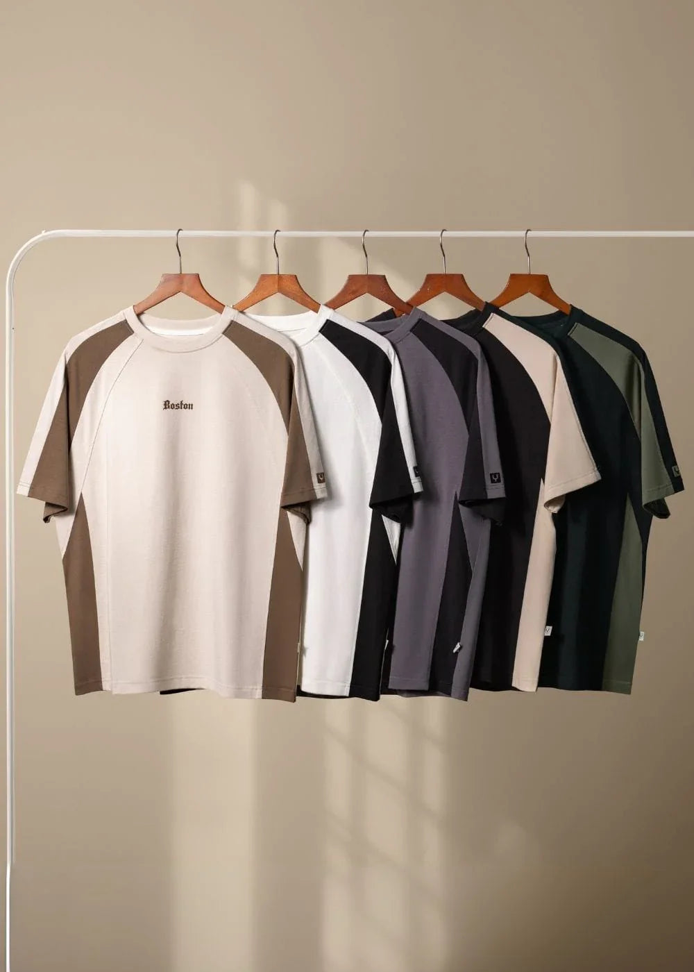 Áo Thun Tay Ngắn Boxy Mềm Mịn No Style M4 Xám Đen - YaMe.vn