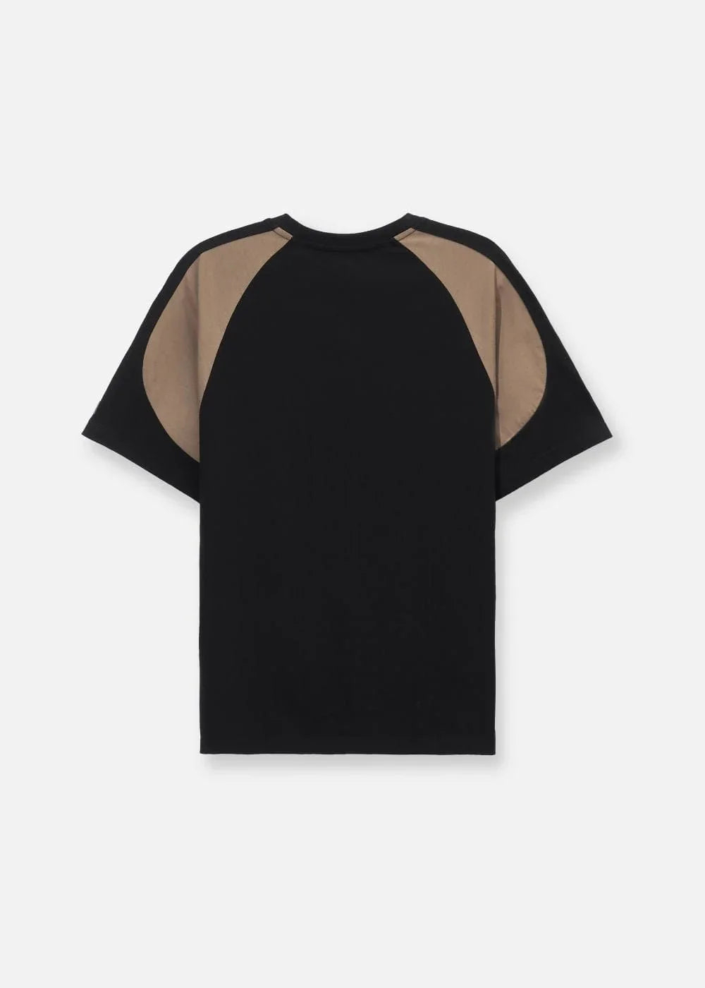 Áo Thun Raglan Cotton Phối Màu No Style M5 Đen Nâu - YaMe.vn