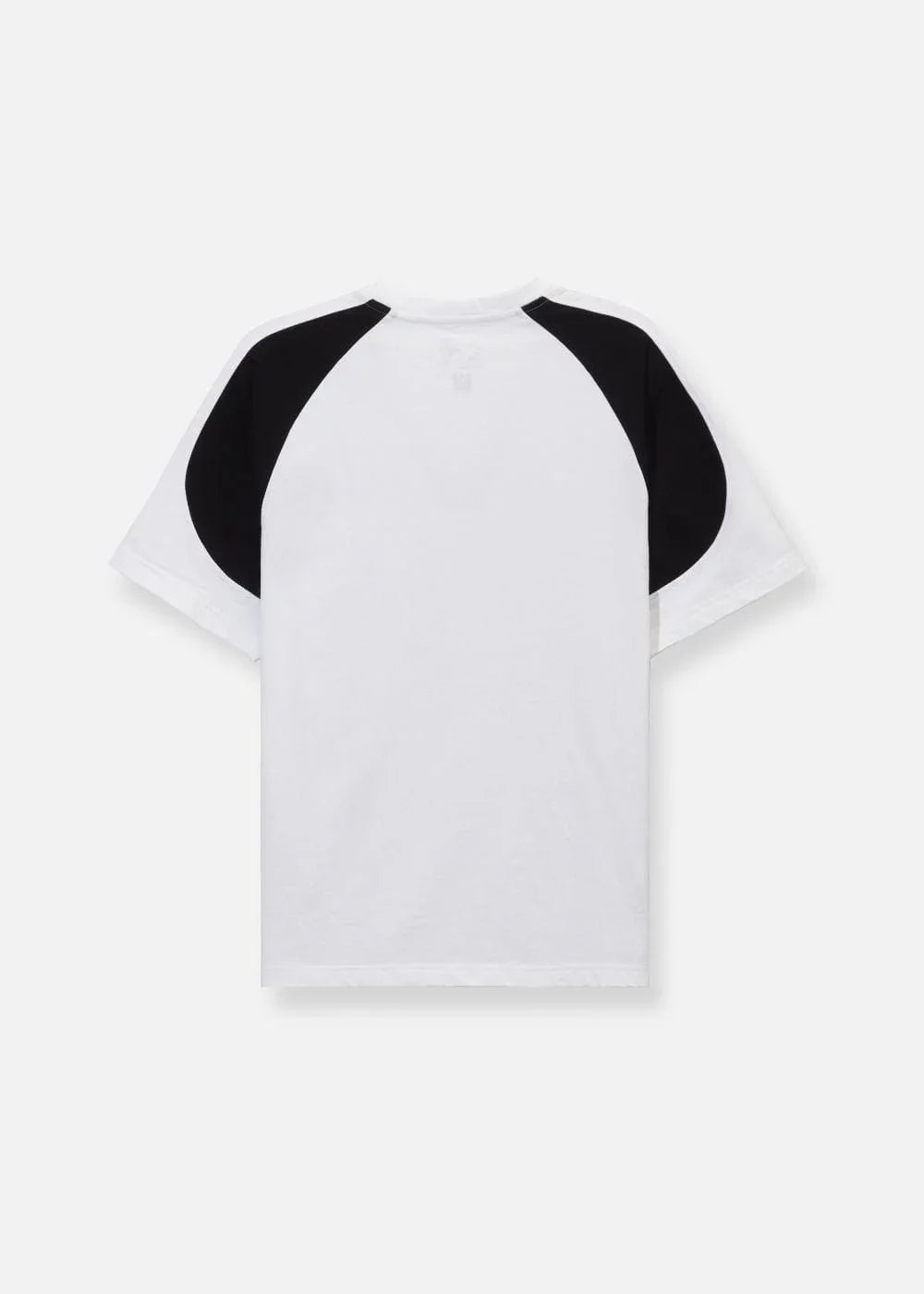 Áo Thun Raglan Cotton Phối Màu No Style M5 Trắng Đen - YaMe.vn