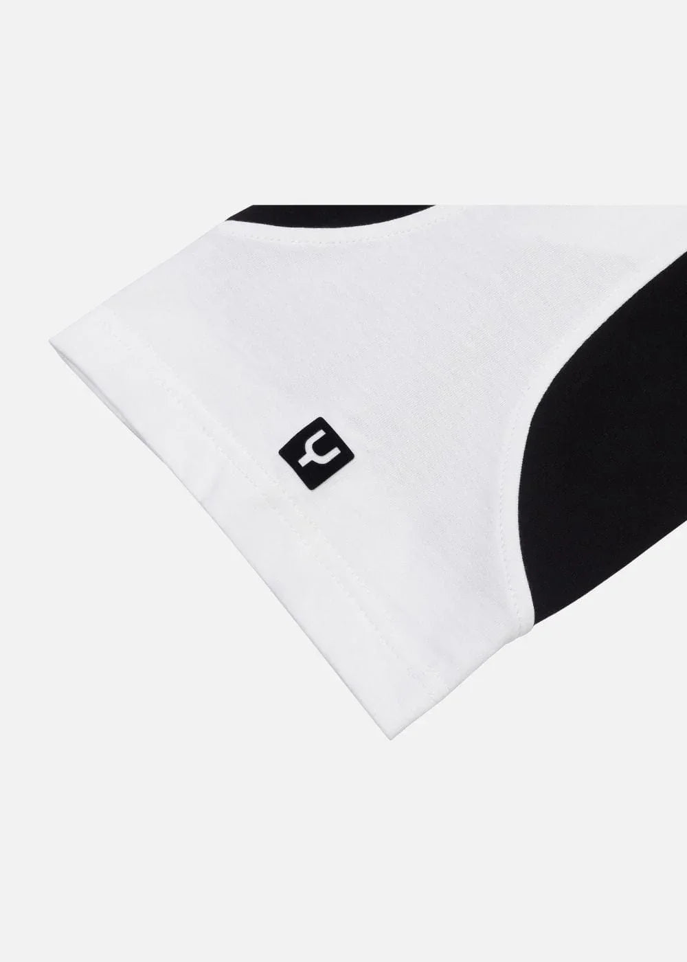 Áo Thun Raglan Cotton Phối Màu No Style M5 Trắng Đen - YaMe.vn