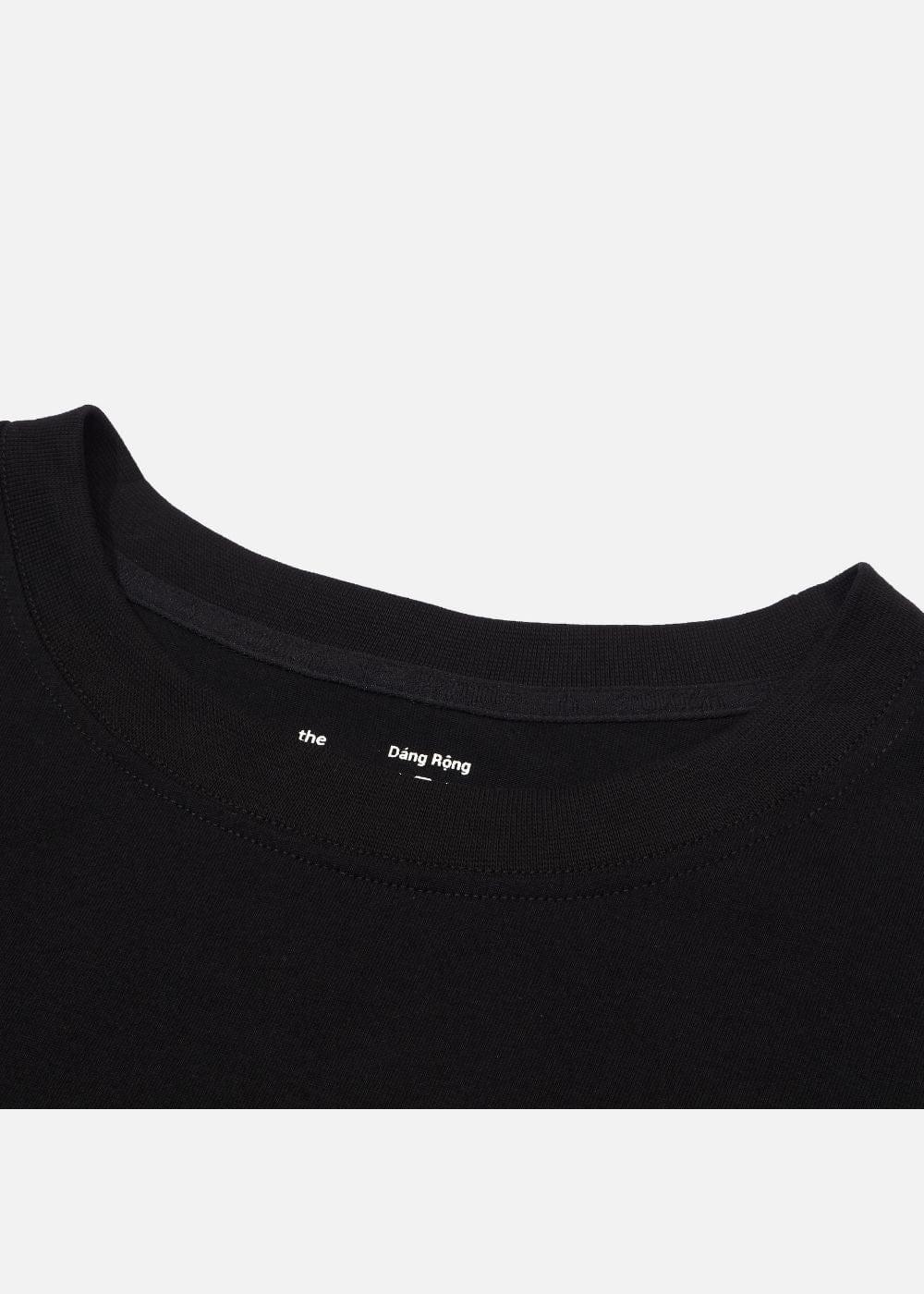 Áo Thun Graphic Cotton Mềm Mại No Style M7 Đen - YaMe.vn