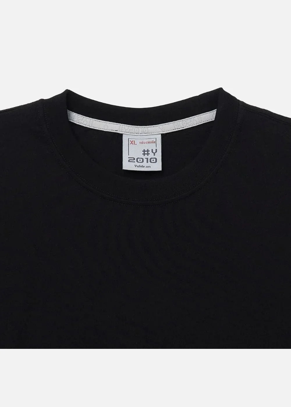 Áo Thun Cotton Wash Siêu Mềm Non Branded 39 Đen - YaMe.vn