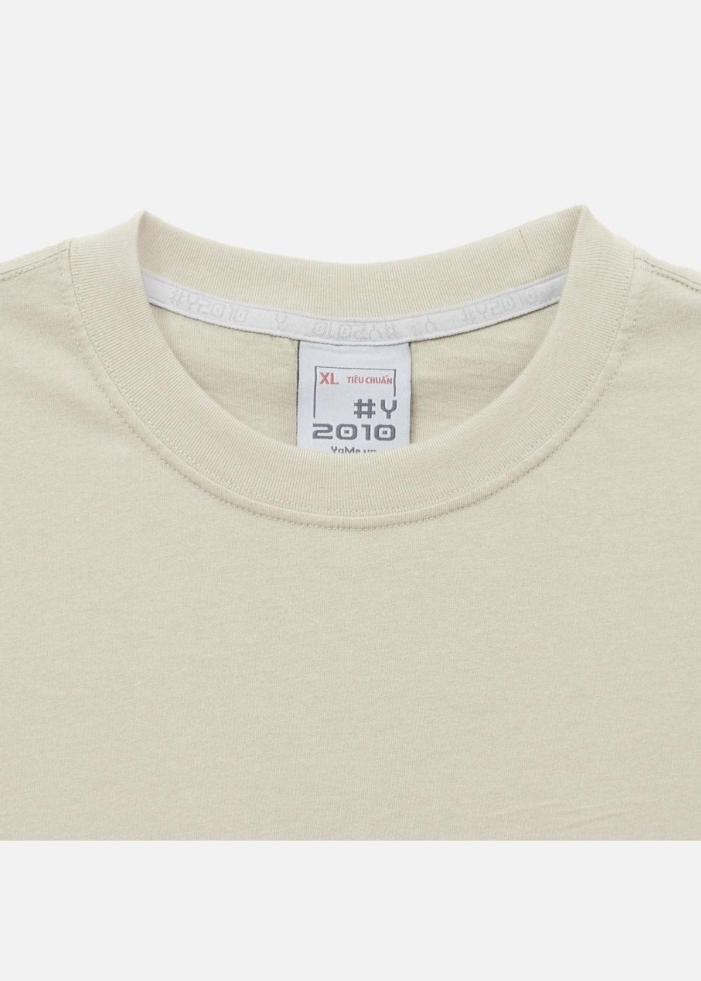 Áo Thun Cotton Wash Siêu Mềm Non Branded 39 Nâu Nhạt - YaMe.vn