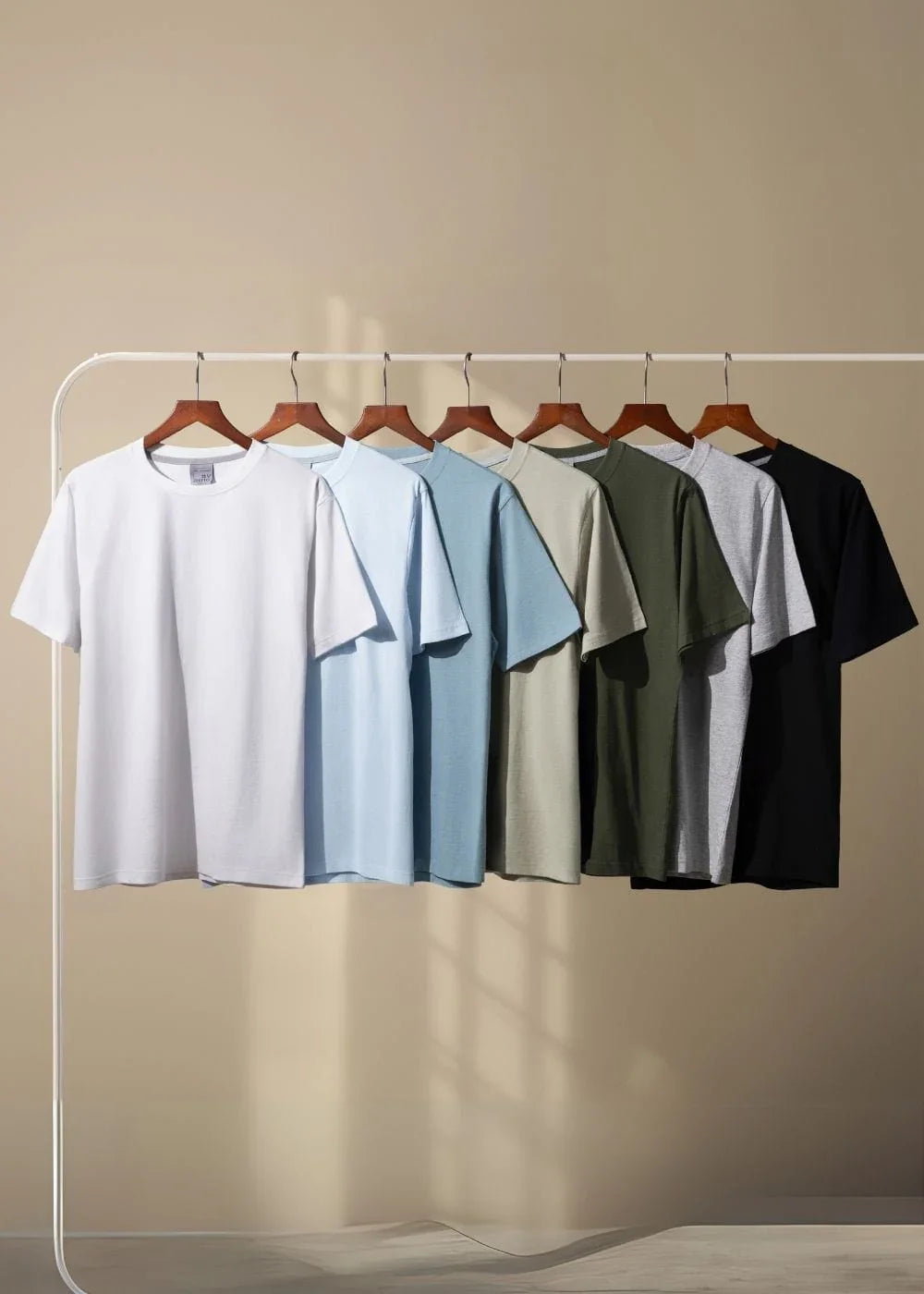 Áo Thun Cotton Wash Siêu Mềm Non Branded 39 Trắng - YaMe.vn