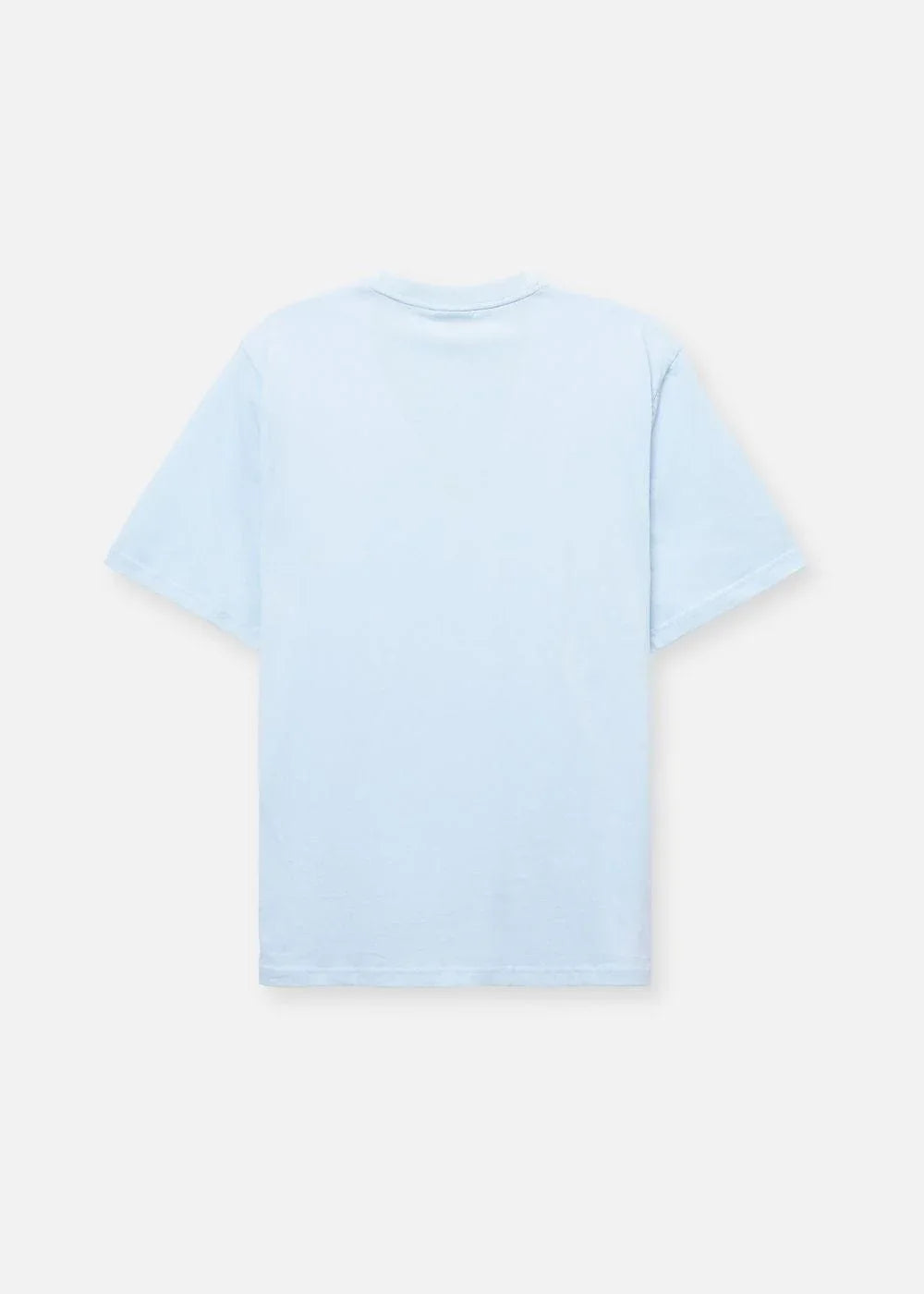 Áo Thun Cotton Wash Siêu Mềm Non Branded 39 Xanh Dương Nhạt - YaMe.vn