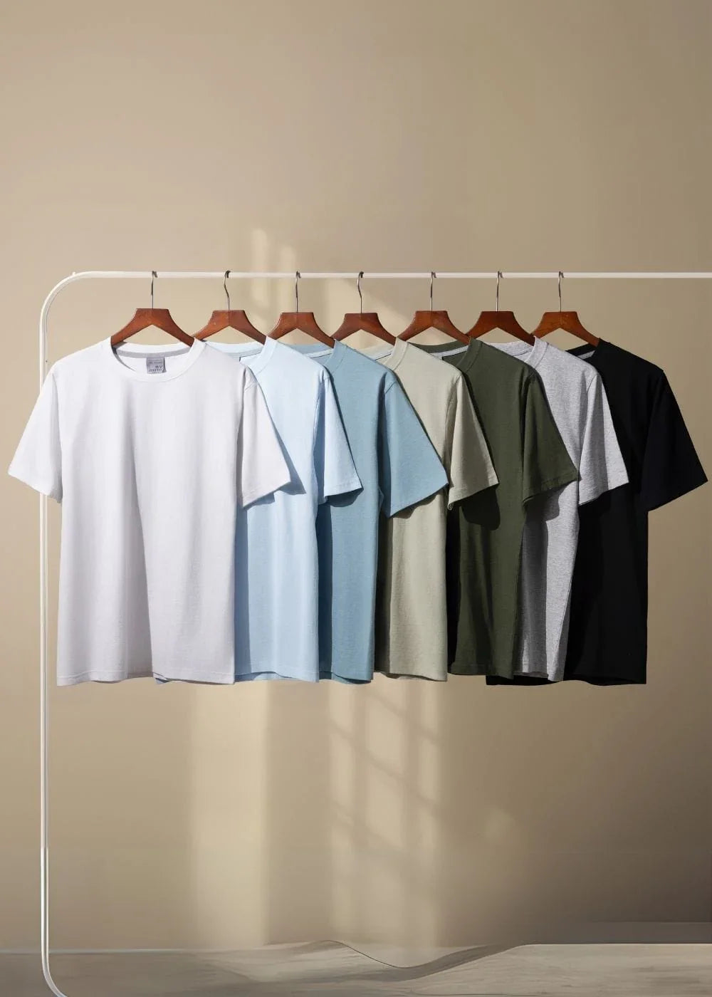 Áo Thun Cotton Wash Siêu Mềm Non Branded 39 Xanh Lá Đậm - YaMe.vn