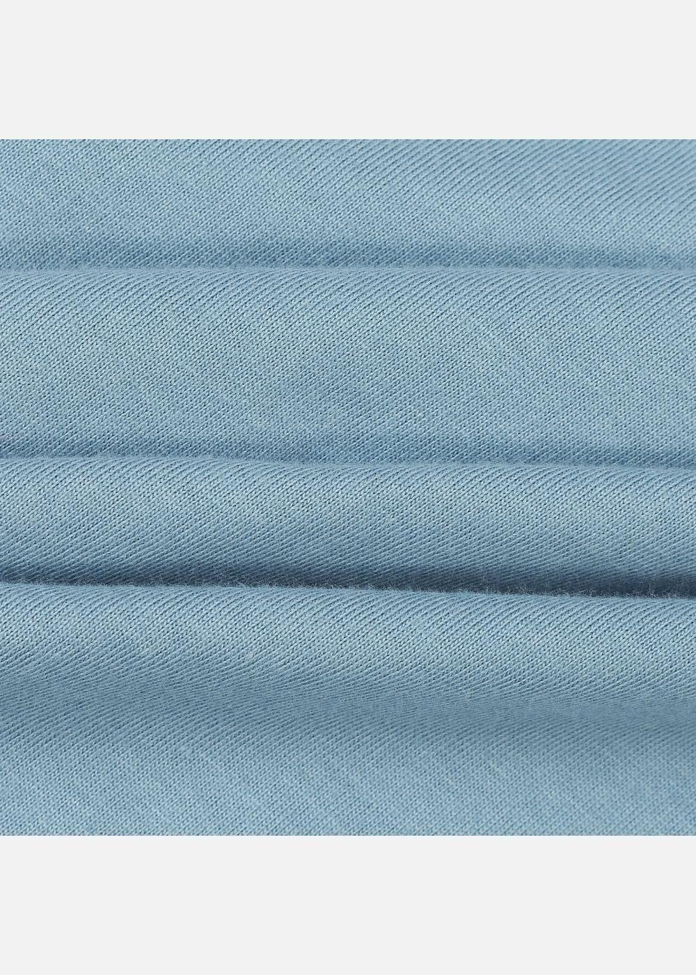 Áo Thun Cotton Wash Siêu Mềm Non Branded 39 Xanh Dương - YaMe.vn