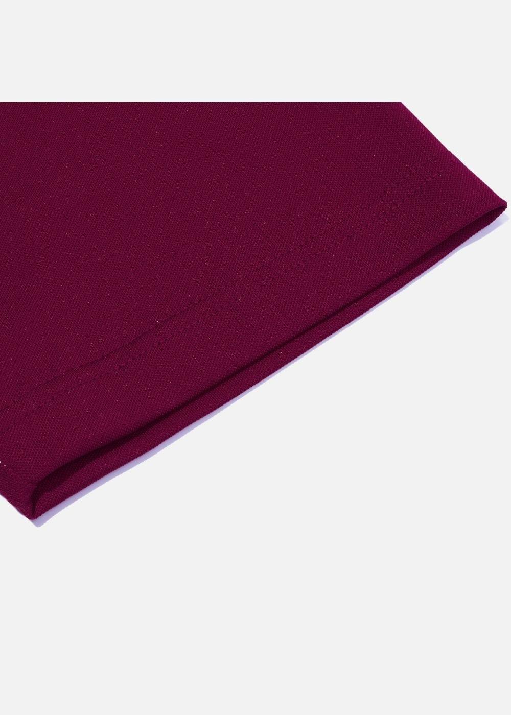 Áo Thun Raglan Phối Màu Seventy Seven 03 Be Đỏ - YaMe.vn