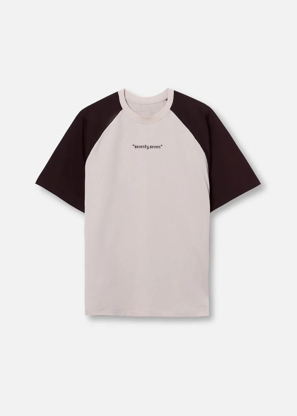 Áo Thun Raglan Phối Màu Seventy Seven 03 Be Nâu - YaMe.vn