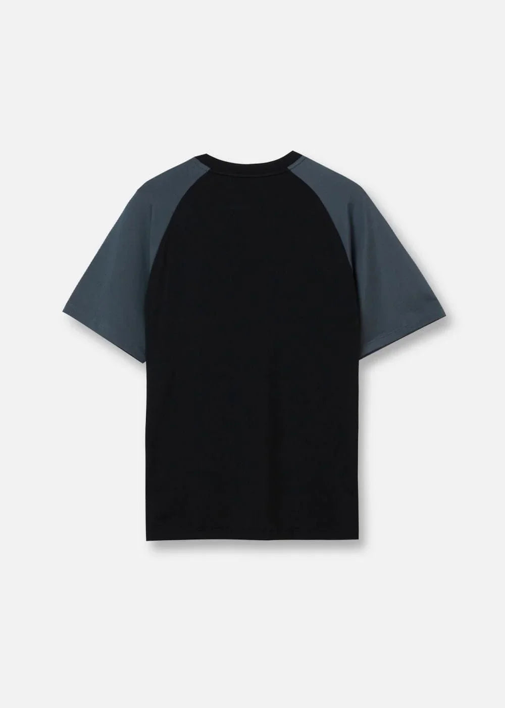 Áo Thun Raglan Phối Màu Seventy Seven 03 Đen Đen Xám - YaMe.vn