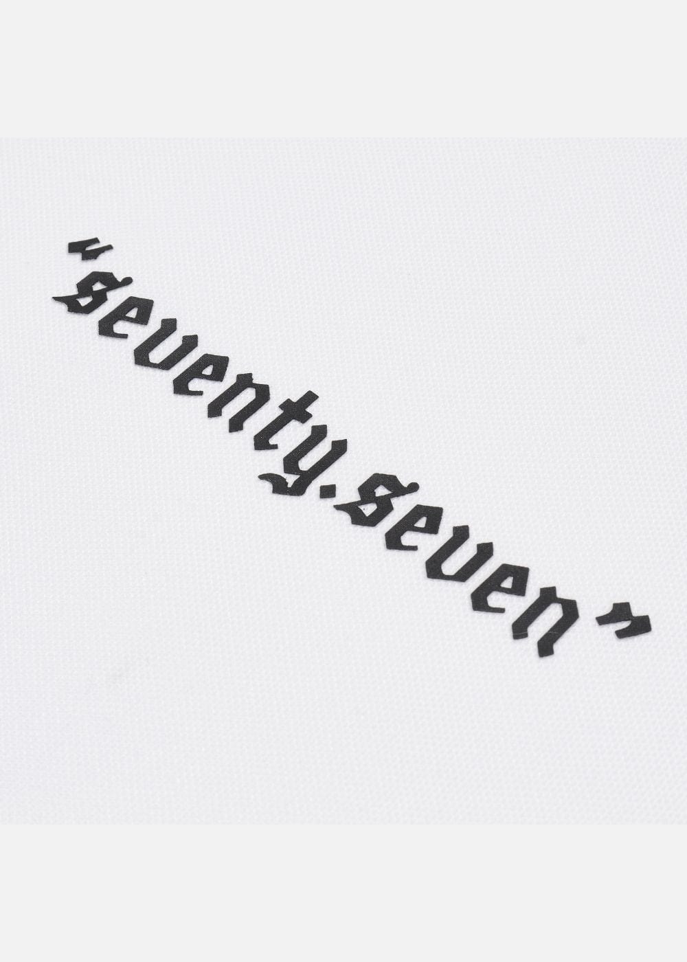 Áo Thun Cổ Tròn Tay Ngắn Áo Thun Seventy Seven 03 Trắng Đen