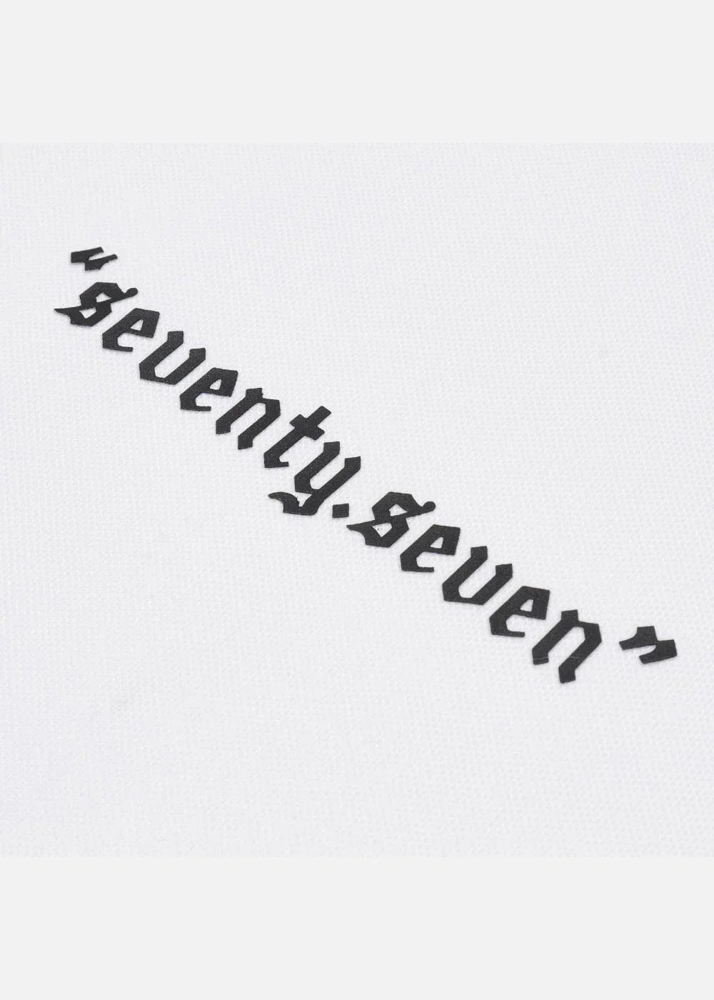 Áo Thun Raglan Phối Màu Seventy Seven 03 Trắng Đen - YaMe.vn