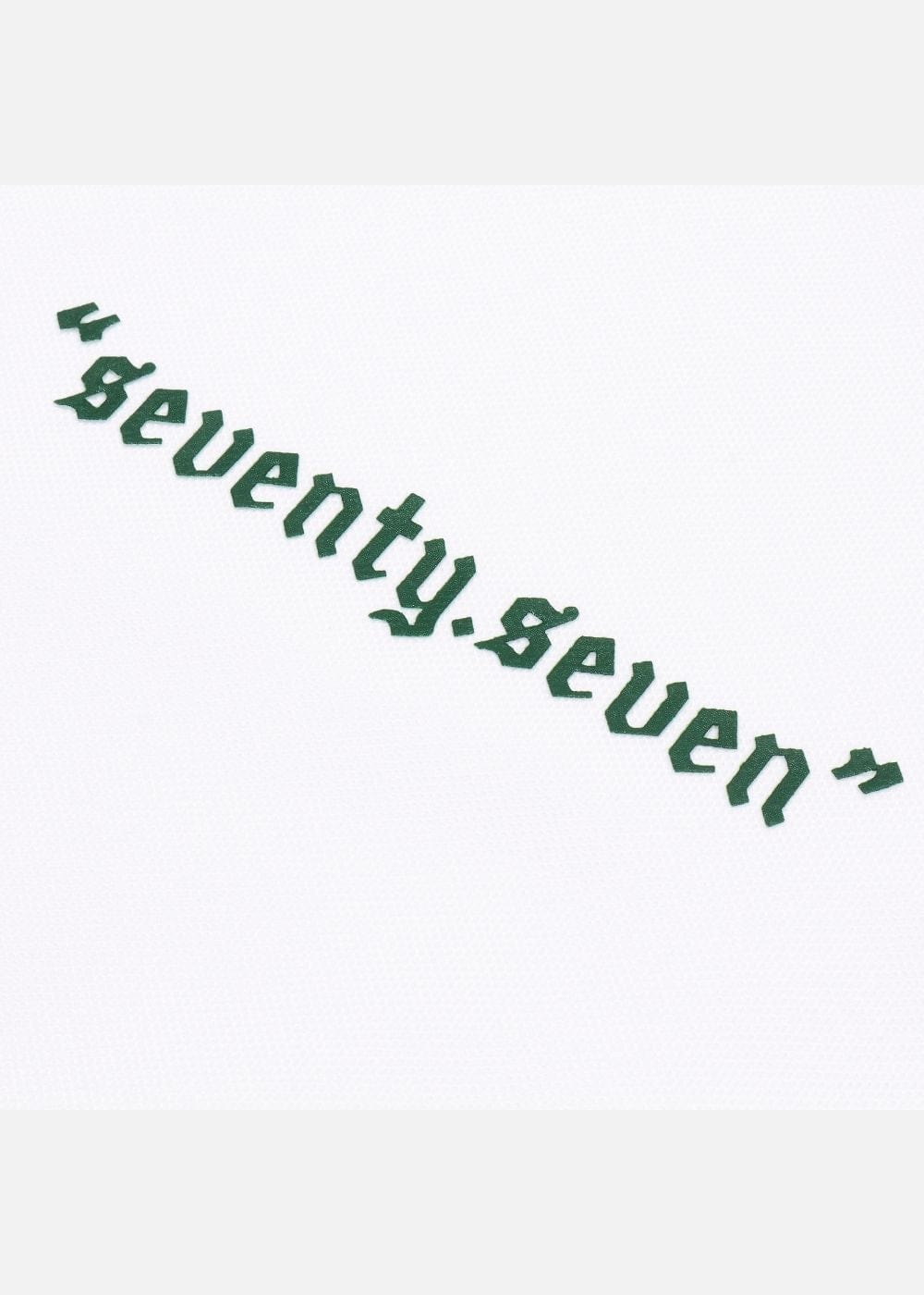 Áo Thun Cổ Tròn Tay Ngắn Áo Thun Seventy Seven 03 Trắng Rêu
