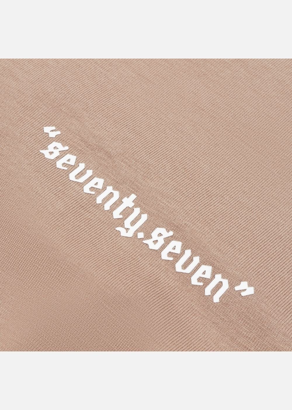 Áo Thun Cổ Tròn Tay Ngắn Áo Thun Seventy Seven 04 Nâu Đậm