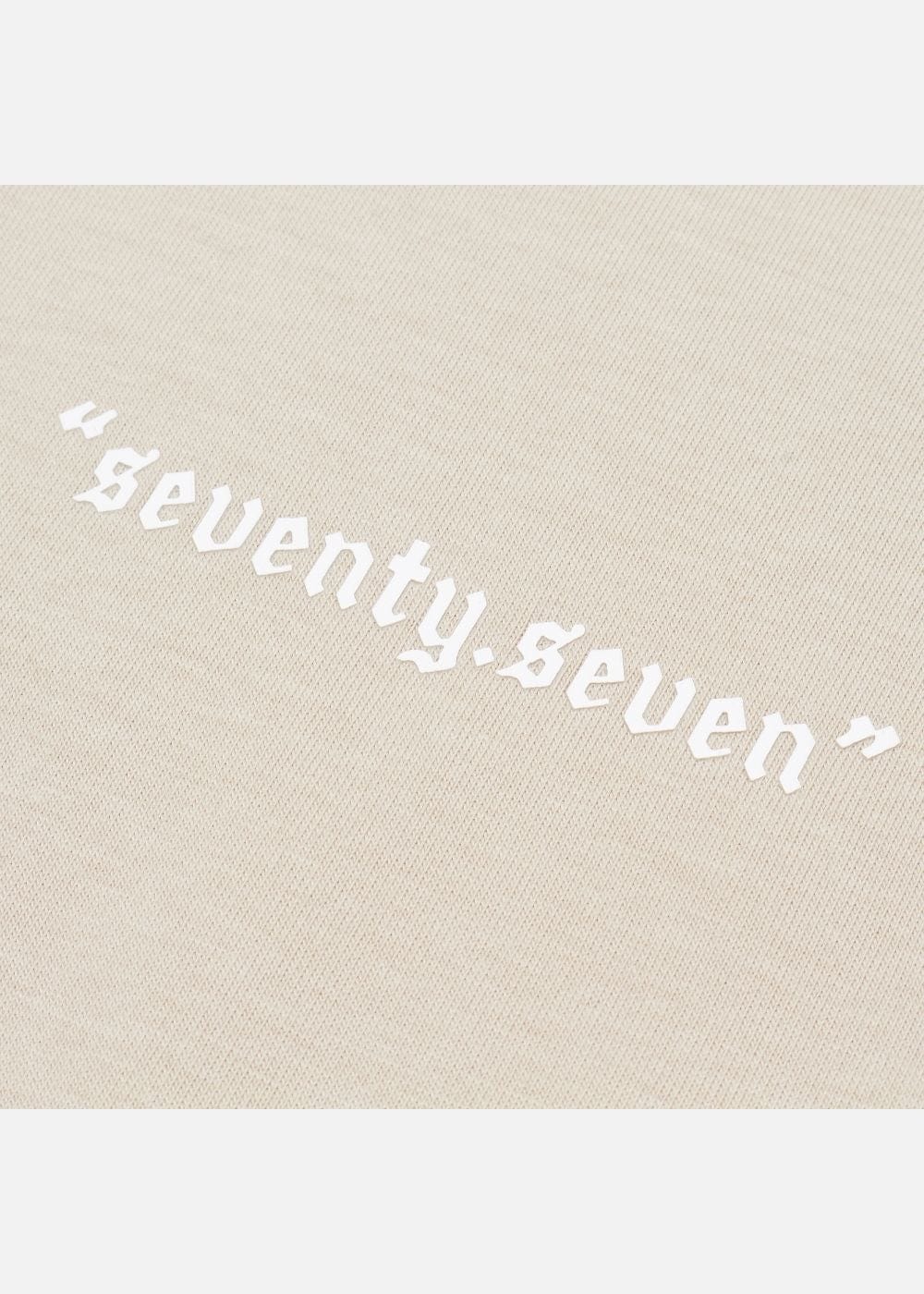 Áo Thun Cổ Tròn Tay Ngắn Áo Thun Seventy Seven 04 Nâu Nhạt