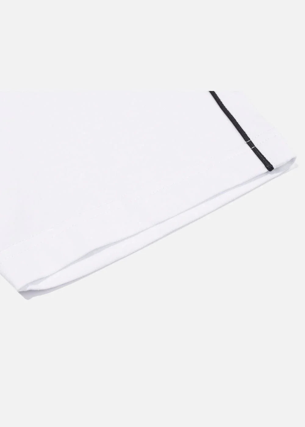 Áo Thun Cotton Line Art Co Giãn Seventy Seven 04 Trắng - YaMe.vn
