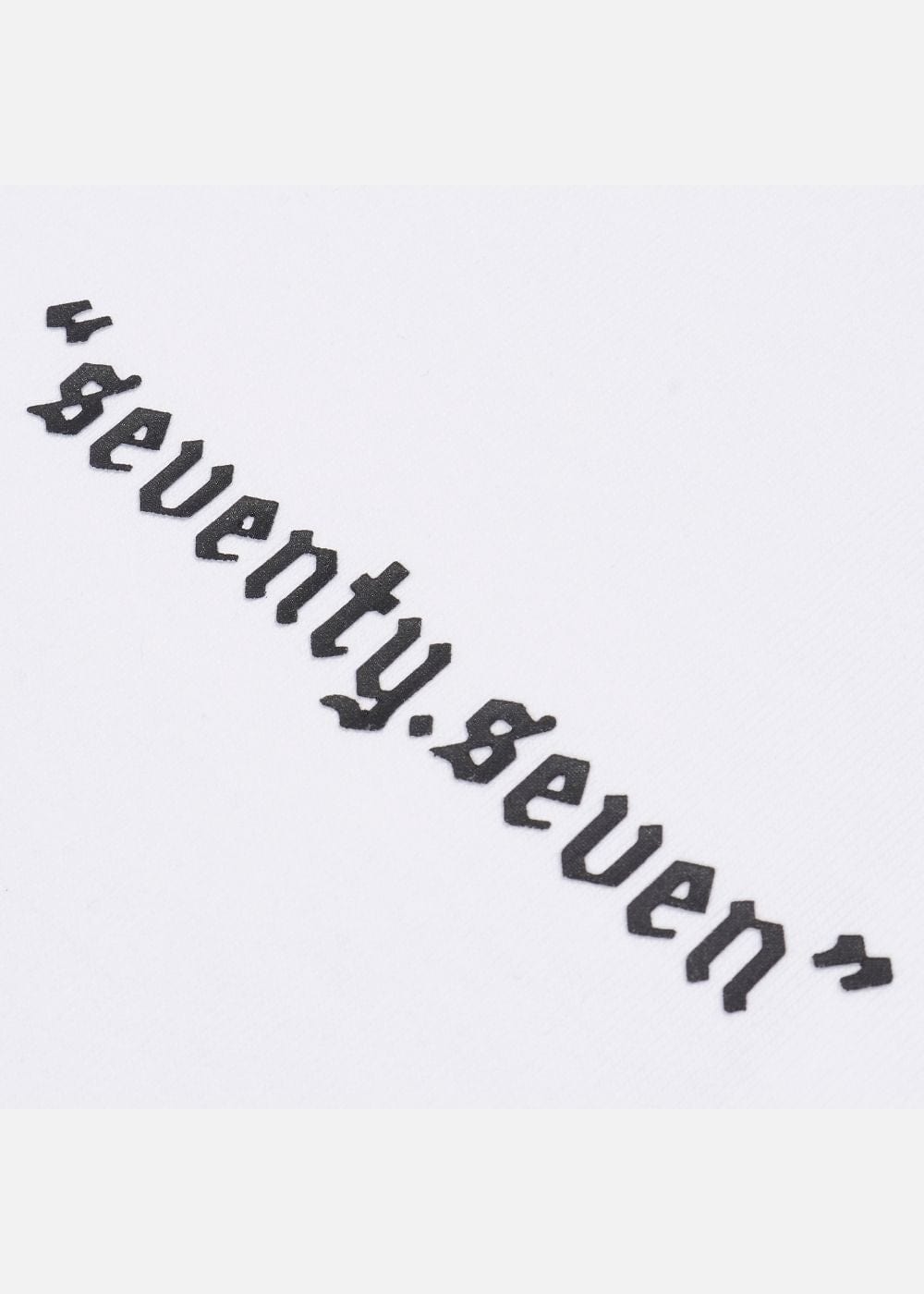 Áo Thun Cổ Tròn Tay Ngắn Áo Thun Seventy Seven 04 Trắng