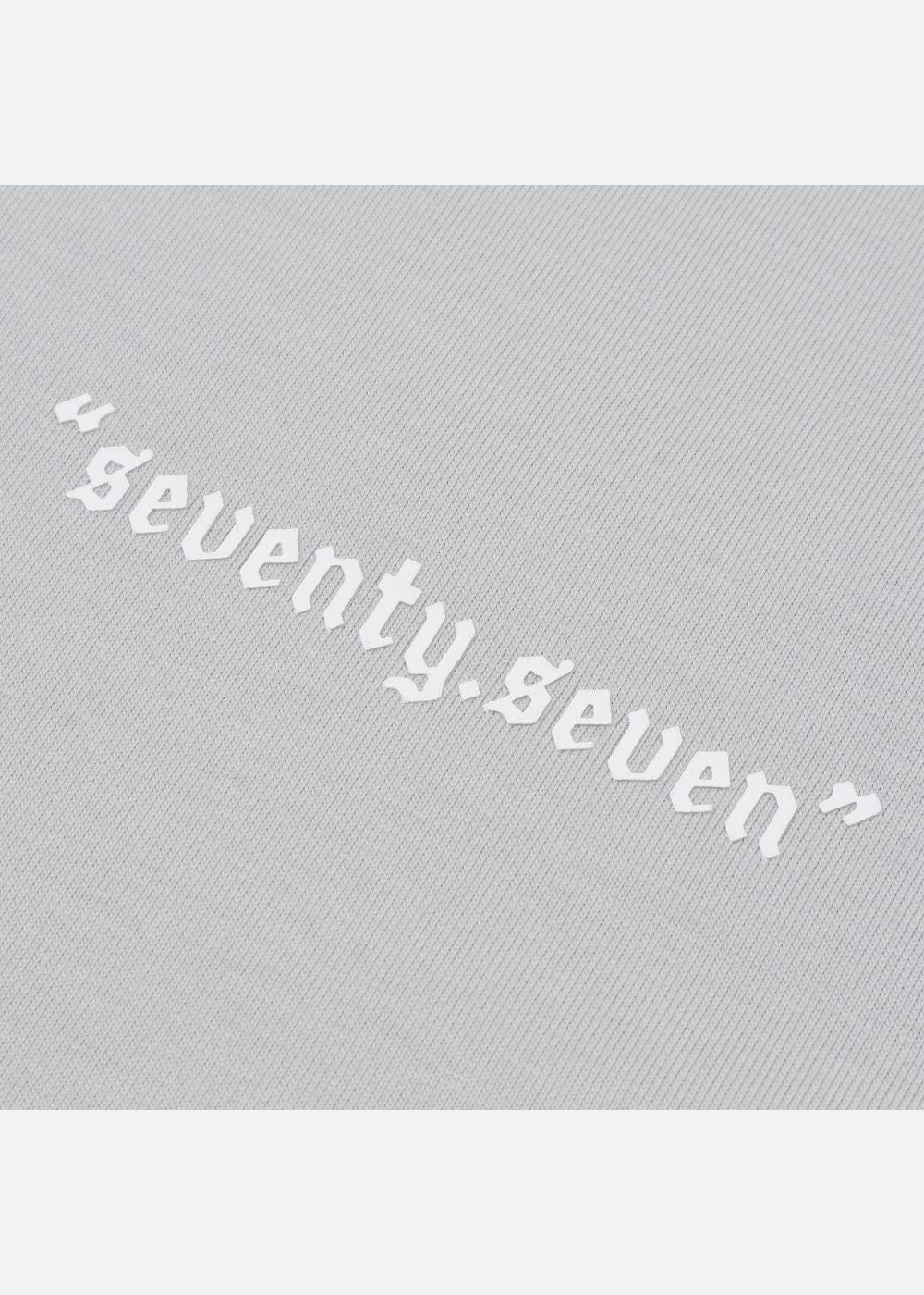 Áo Thun Cổ Tròn Tay Ngắn Áo Thun Seventy Seven 04 Xám Ghi
