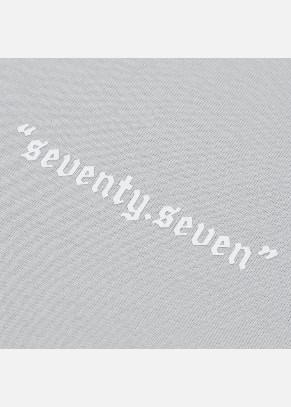 Áo Thun Cotton Line Art Co Giãn Seventy Seven 04 Xám Nhạt - YaMe.vn