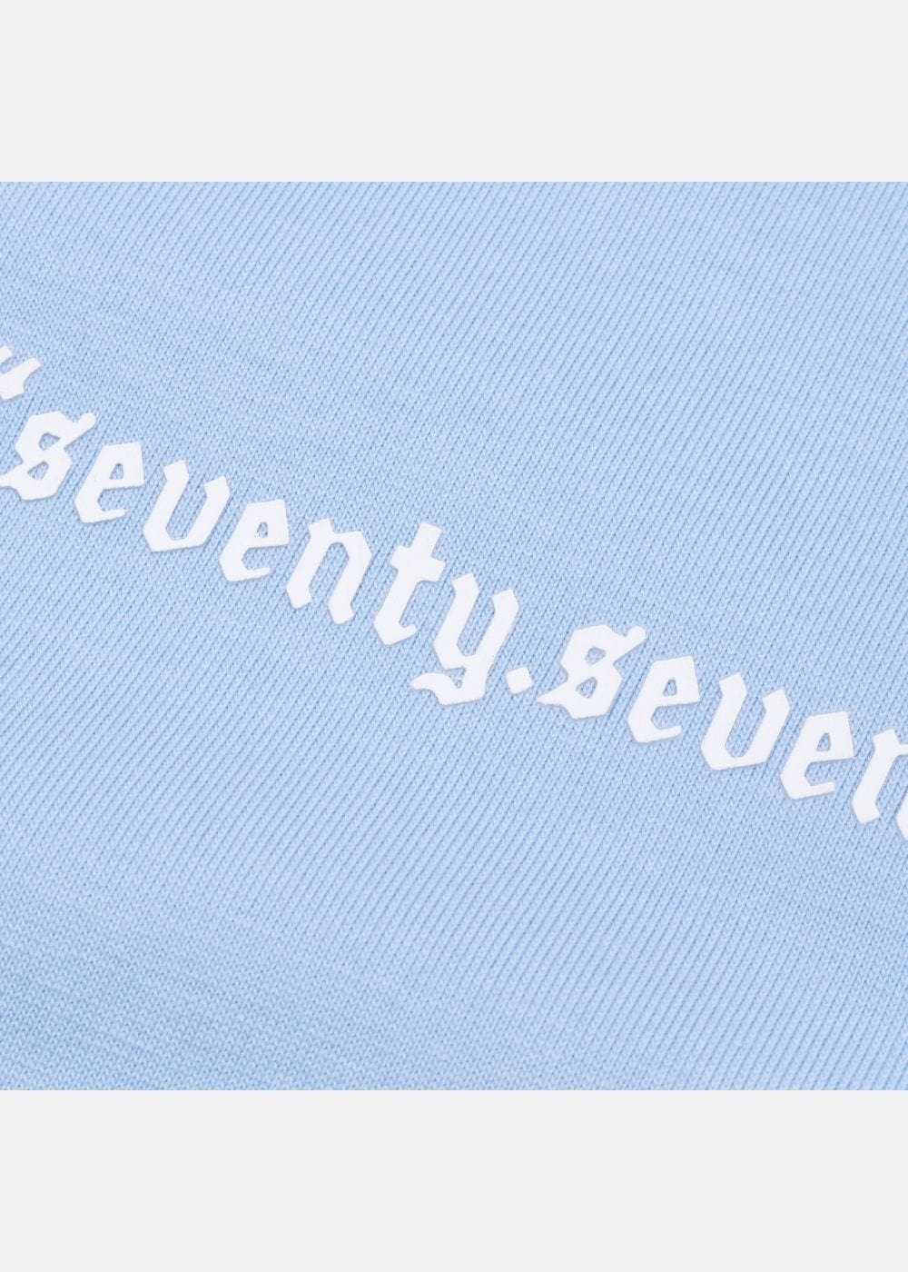 Áo Thun Cổ Tròn Tay Ngắn Áo Thun Seventy Seven 04 Xanh Dương