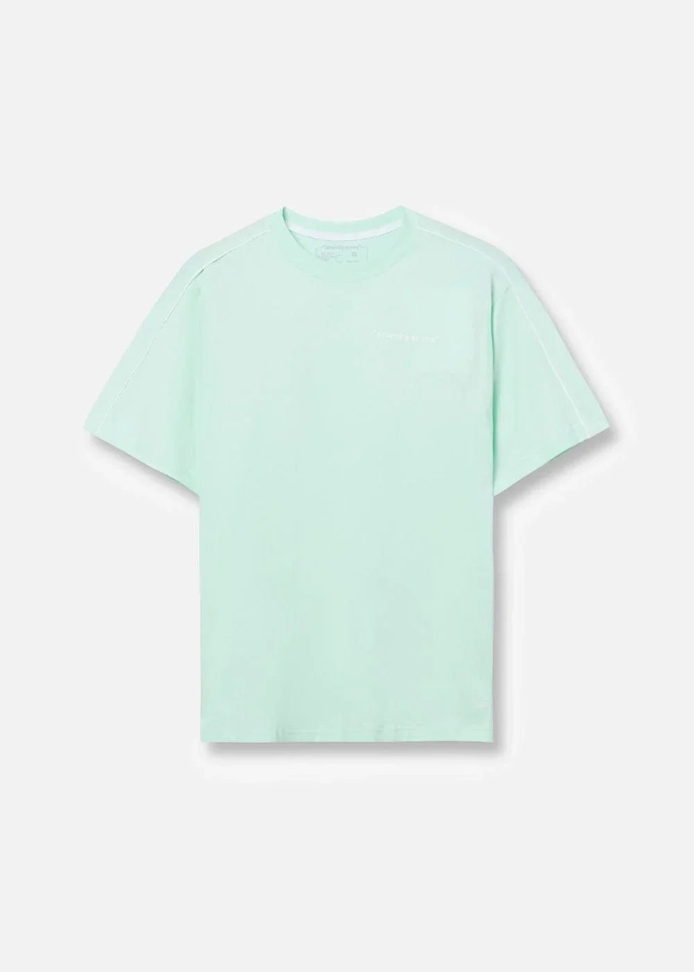 Áo Thun Cotton Line Art Co Giãn Seventy Seven 04 Xanh Ngọc Pastel - YaMe.vn