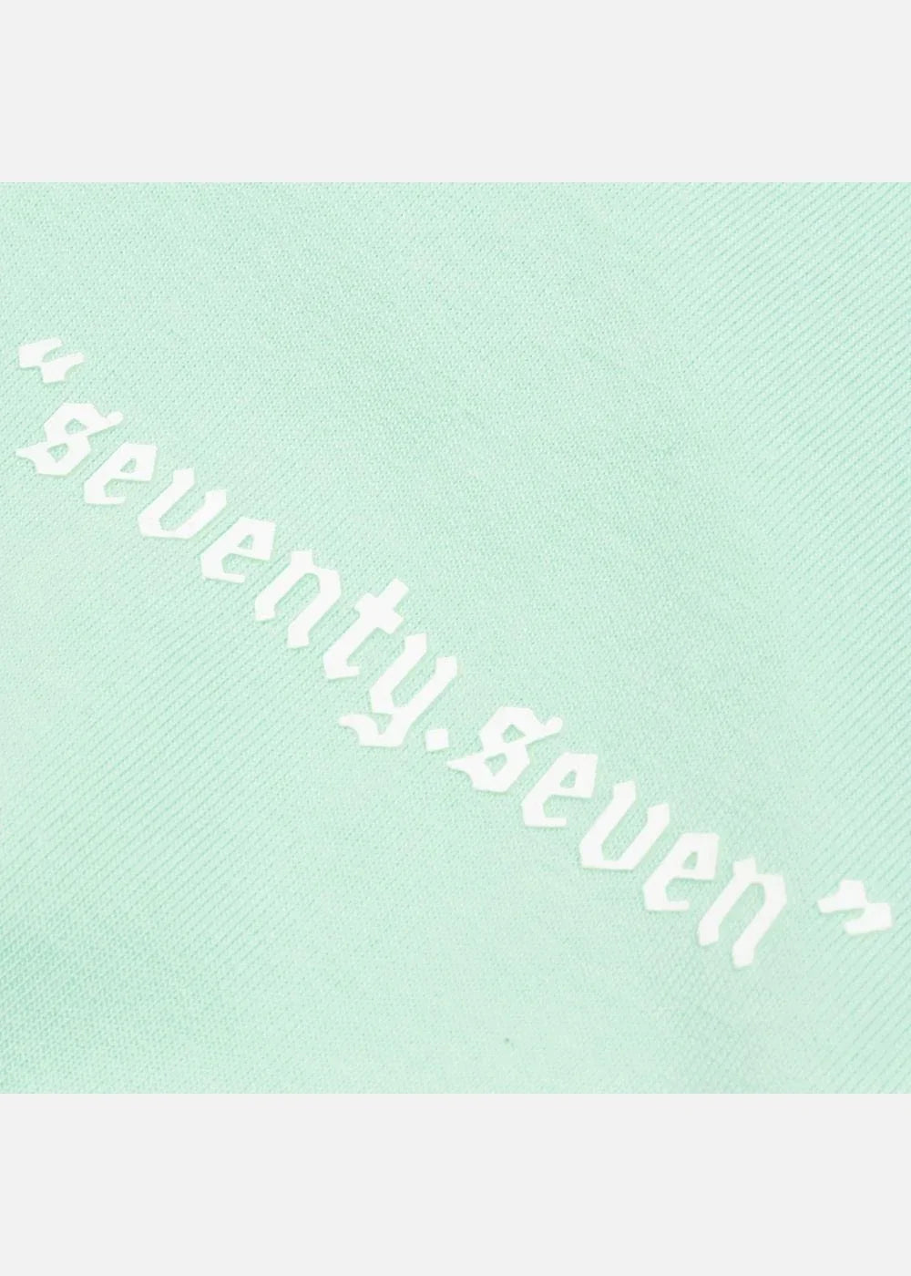 Áo Thun Cotton Line Art Co Giãn Seventy Seven 04 Xanh Ngọc Pastel - YaMe.vn