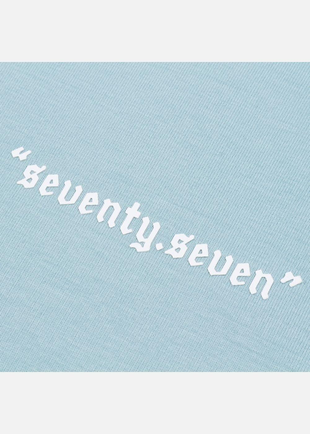 Áo Thun Cotton Line Art Co Giãn Seventy Seven 04 Xanh Dương - YaMe.vn