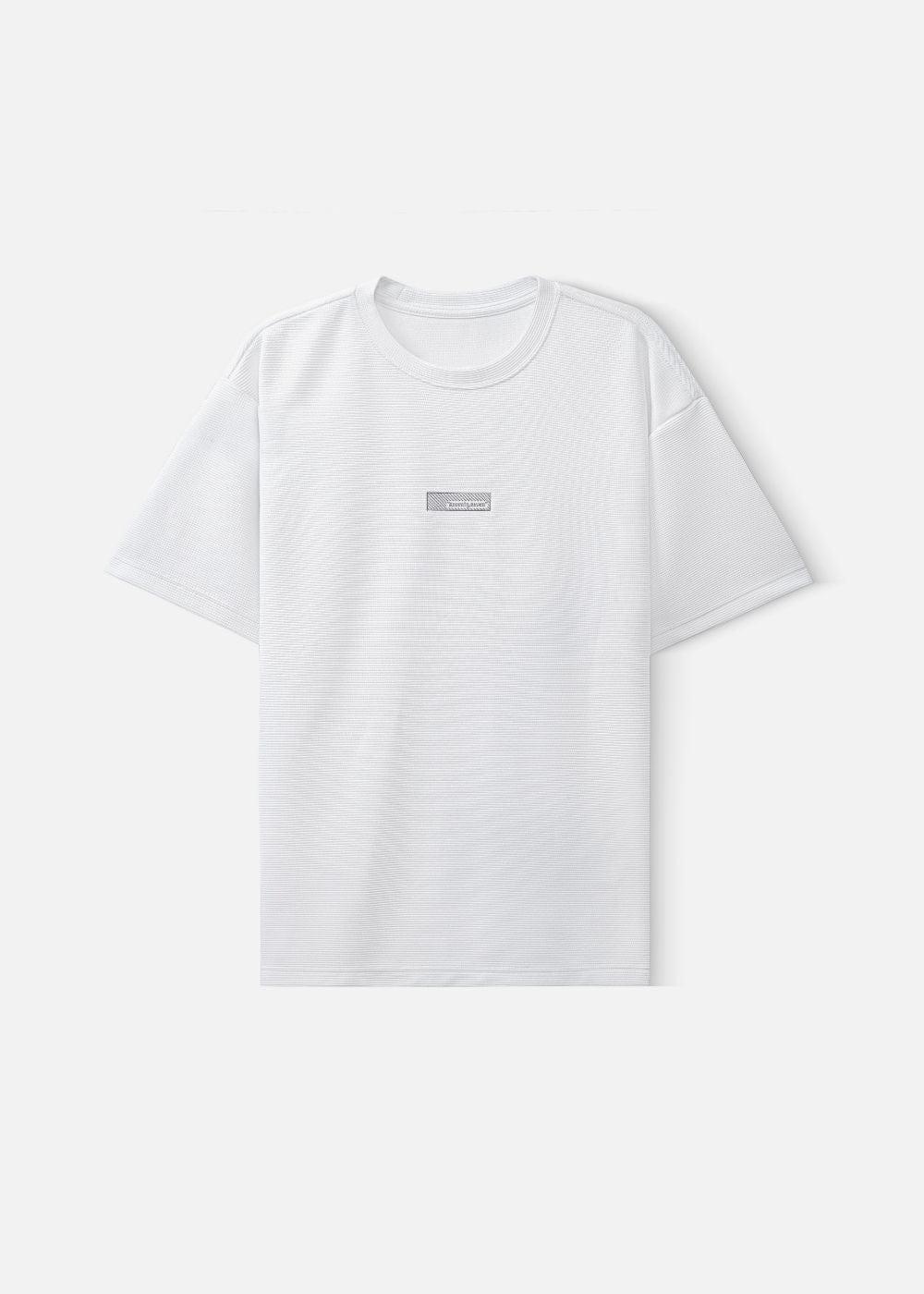 Áo Thun Tay Ngắn Waffle Thoáng Khí Seventy Seven 10 Trắng - YaMe.vn