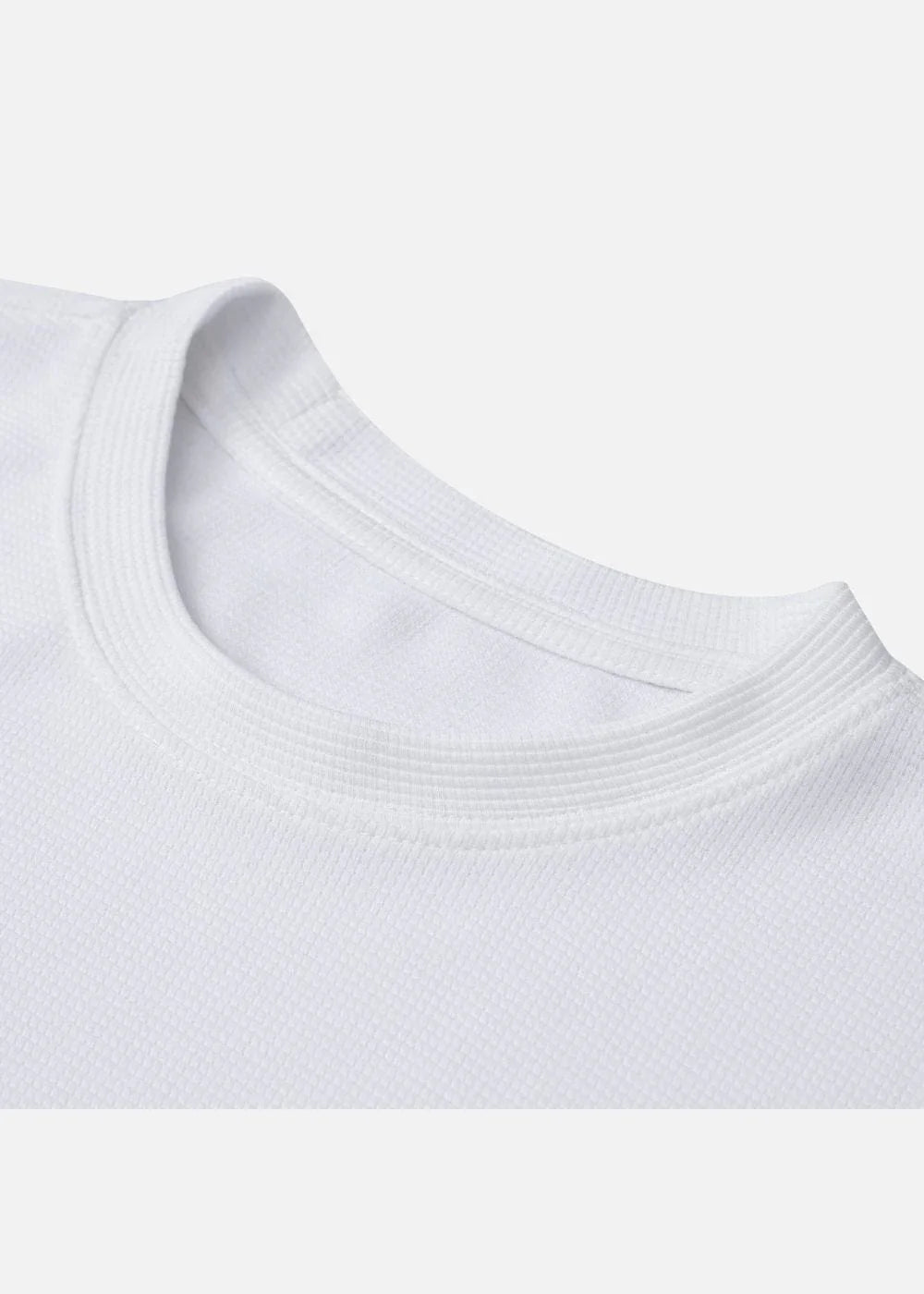 Áo Thun Tay Ngắn Waffle Thoáng Khí Seventy Seven 10 Trắng - YaMe.vn