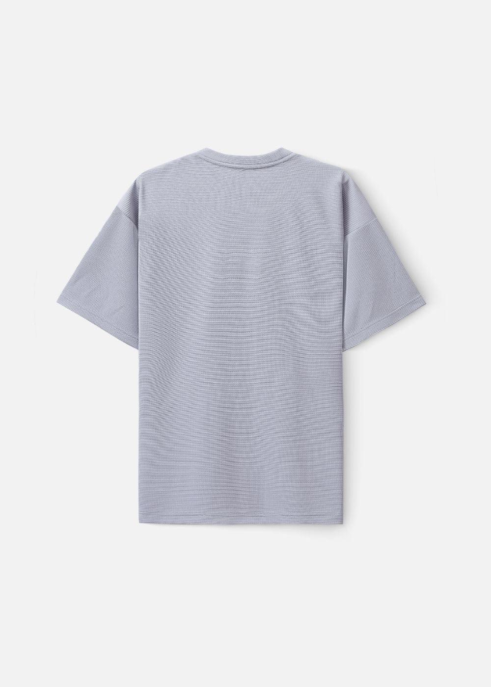 Áo Thun Tay Ngắn Waffle Thoáng Khí Seventy Seven 10 Xám - YaMe.vn