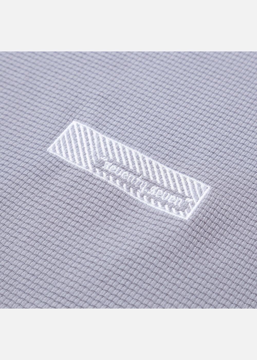 Áo Thun Tay Ngắn Waffle Thoáng Khí Seventy Seven 10 Xám - YaMe.vn