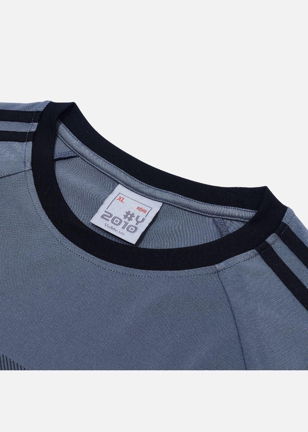 Áo Thun Pique Thoáng Mát Seventy Seven 13 Xám - YaMe.vn