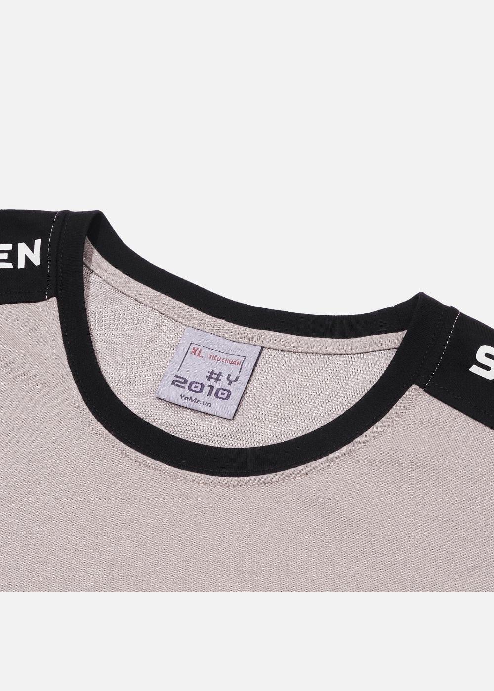 Áo Thun 3 Lỗ Cotton Thoáng Khí Seventy Seven 14 Nâu Nhạt - YaMe.vn