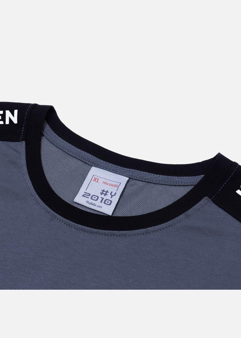 Áo Thun 3 Lỗ Cotton Thoáng Khí Seventy Seven 14 Xám Đậm - YaMe.vn