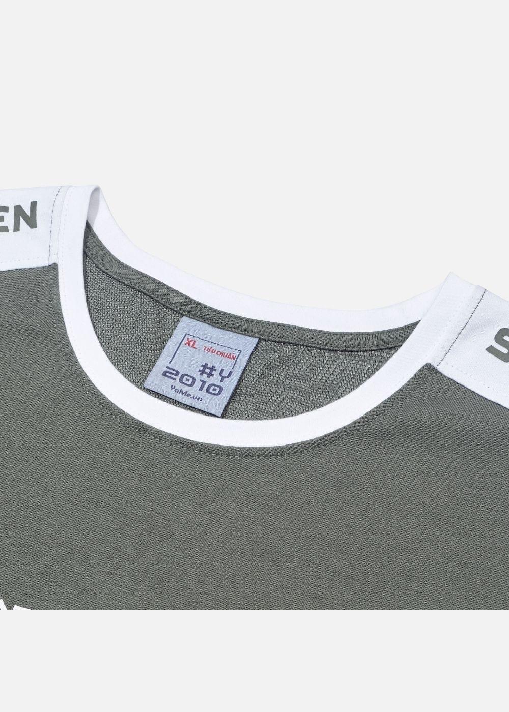 Áo Thun 3 Lỗ Cotton Thoáng Khí Seventy Seven 14 Xanh Lá Đậm - YaMe.vn