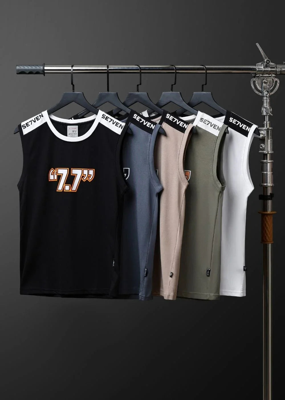 Áo Thun 3 Lỗ Cotton Thoáng Khí Seventy Seven 14 Xanh Lá Đậm - YaMe.vn