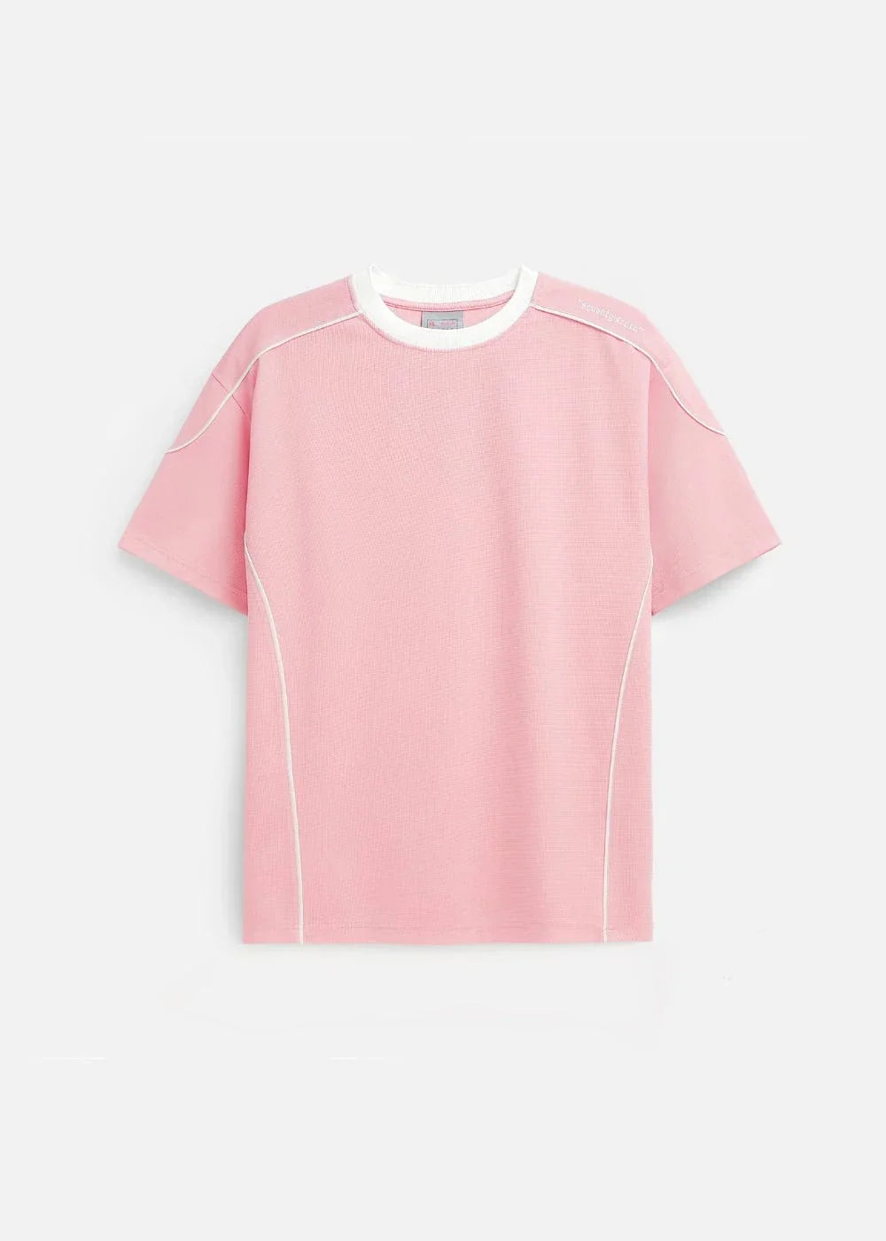 Áo Thun Waffle Co Giãn Seventy Seven 41 Hồng - YaMe.vn
