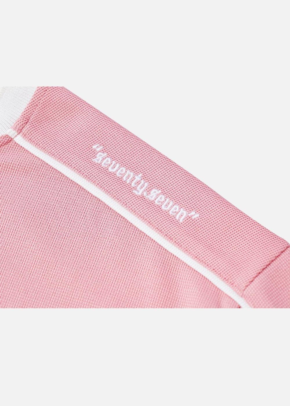 Áo Thun Waffle Co Giãn Seventy Seven 41 Hồng - YaMe.vn