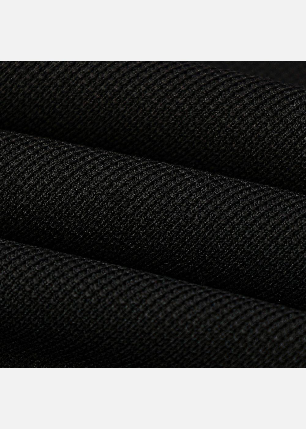 Áo Thun Waffle Co Giãn Seventy Seven 42 Đen - YaMe.vn