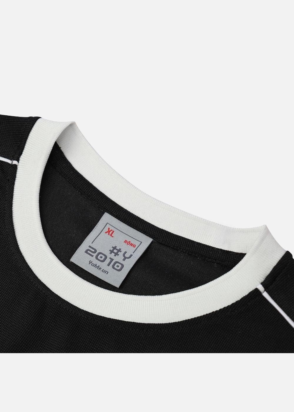 Áo Thun Waffle Co Giãn Seventy Seven 42 Đen - YaMe.vn