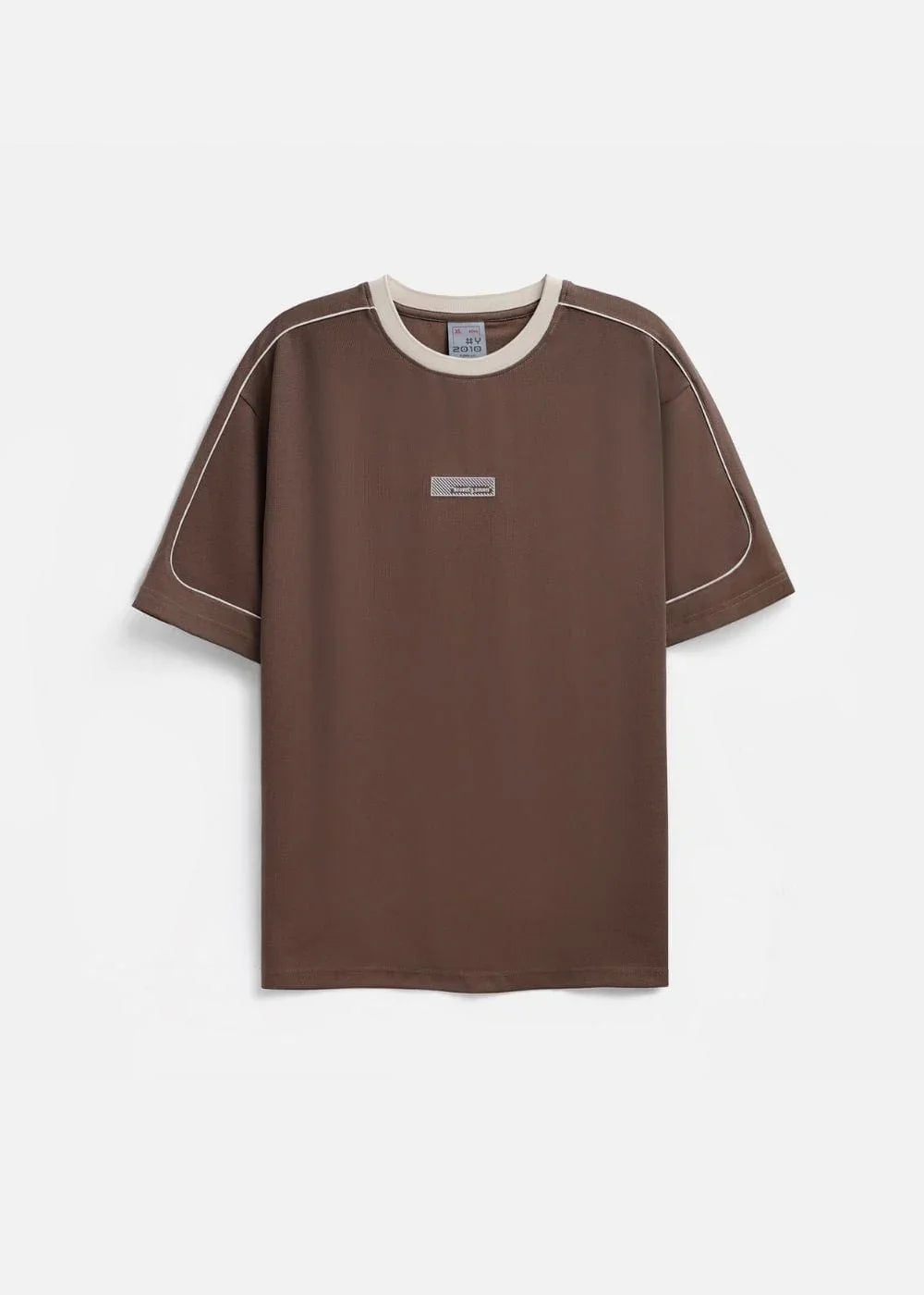 Áo Thun Waffle Co Giãn Seventy Seven 42 Nâu Đậm - YaMe.vn