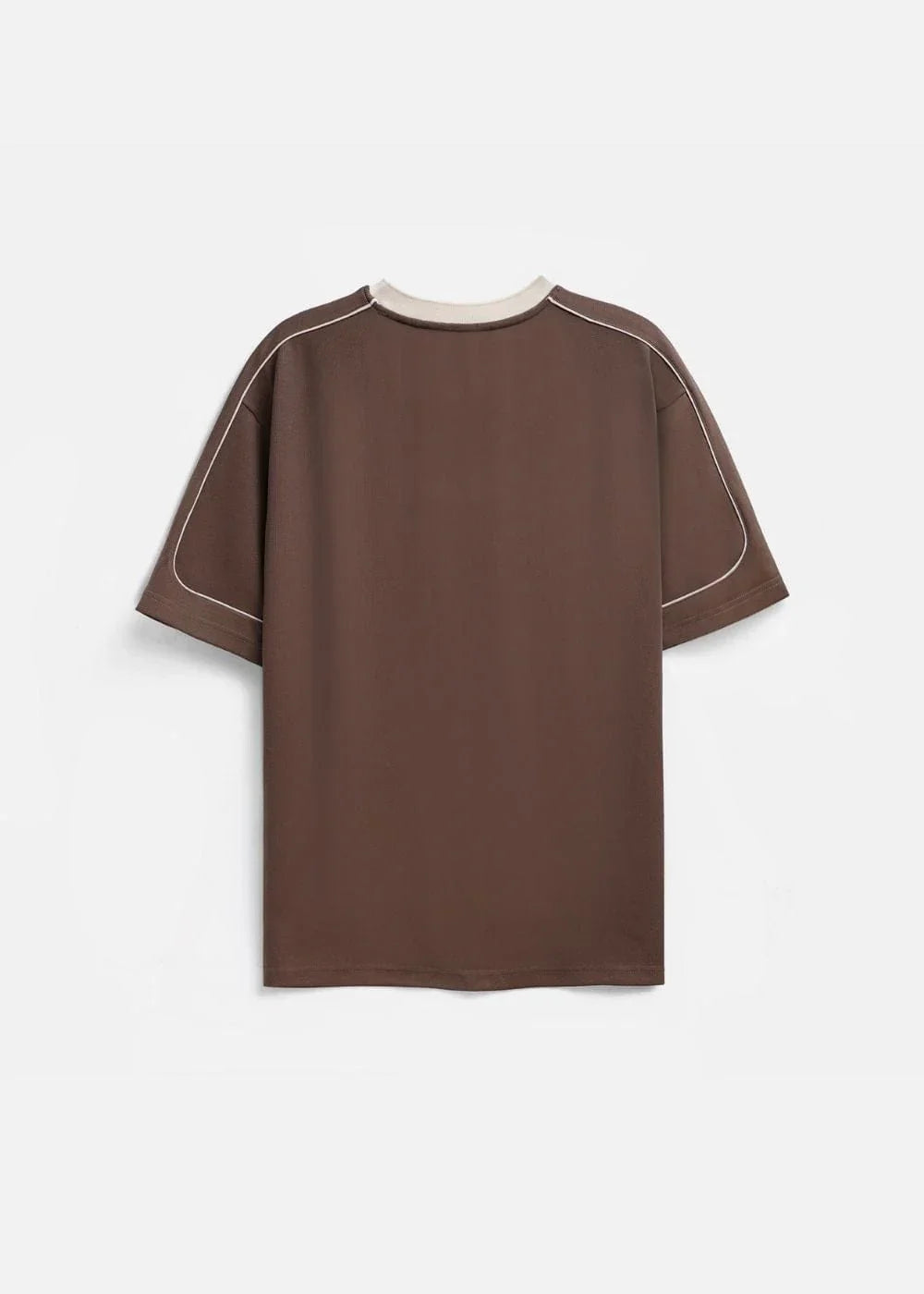 Áo Thun Waffle Co Giãn Seventy Seven 42 Nâu Đậm - YaMe.vn