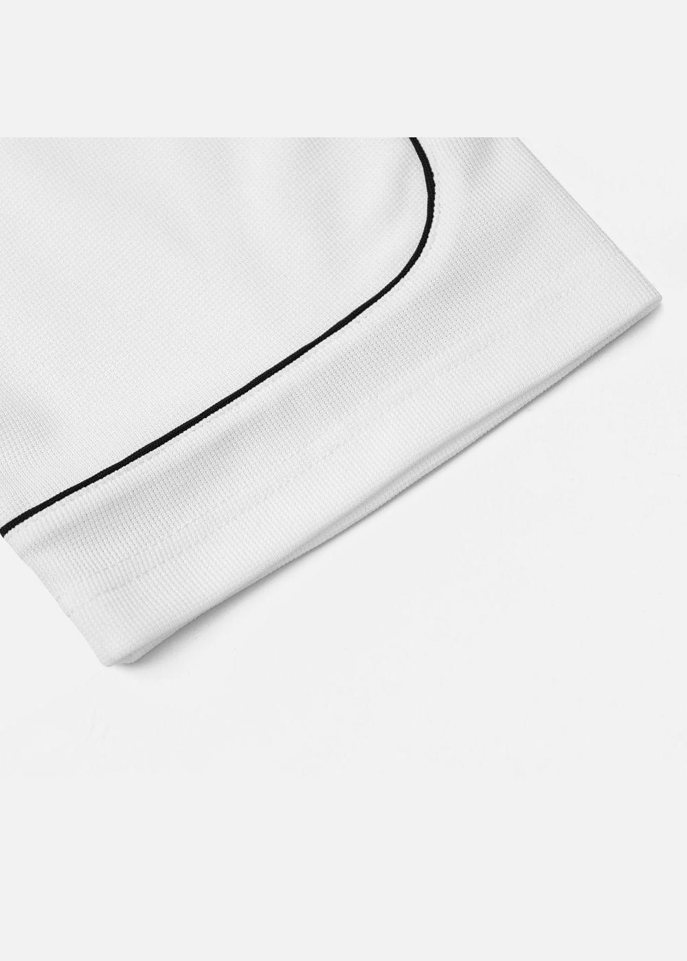 Áo Thun Waffle Co Giãn Seventy Seven 42 Trắng - YaMe.vn