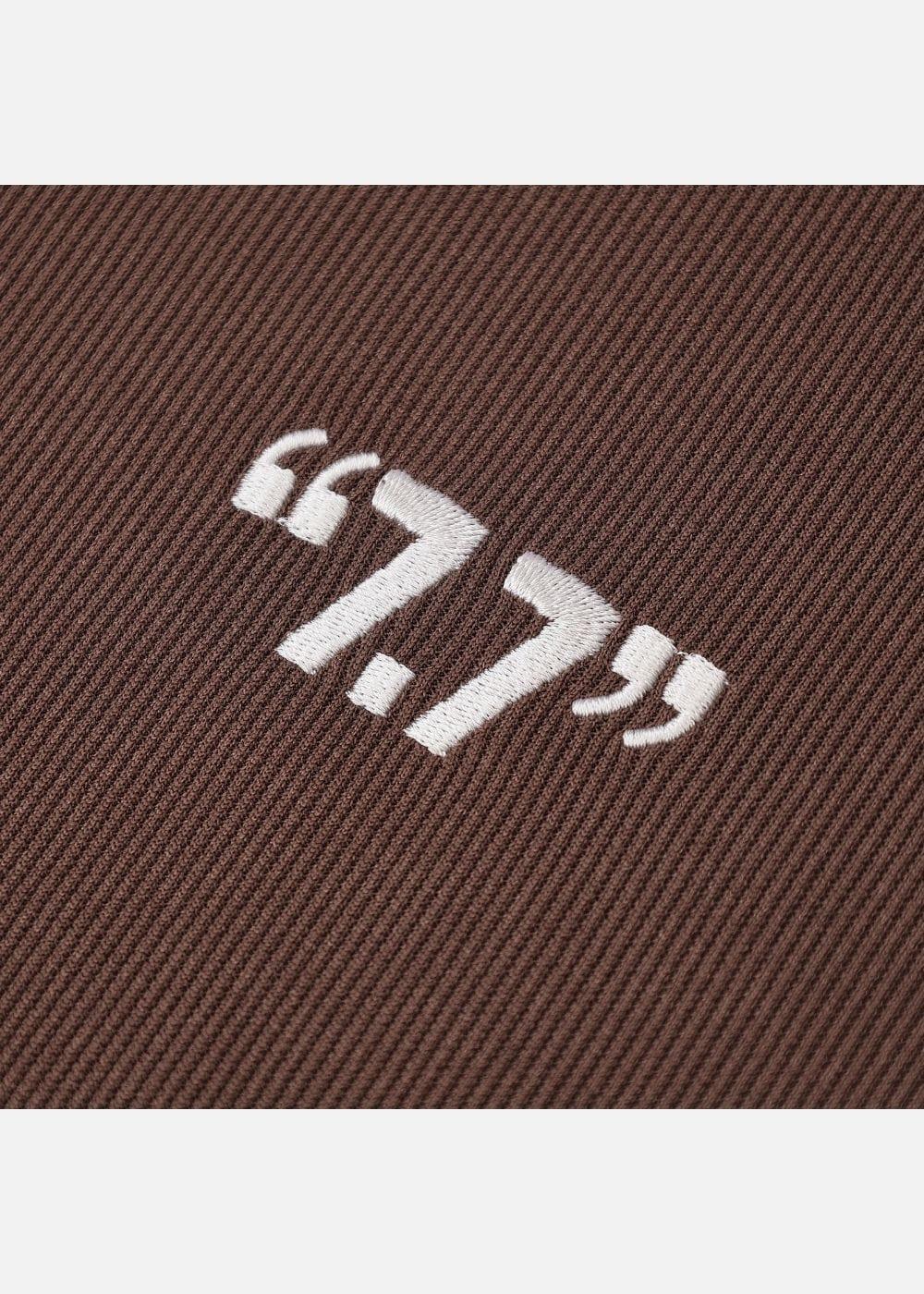 Áo Thun Ribbing Mềm Mại Bền Bỉ Seventy Seven 43 Nâu - YaMe.vn