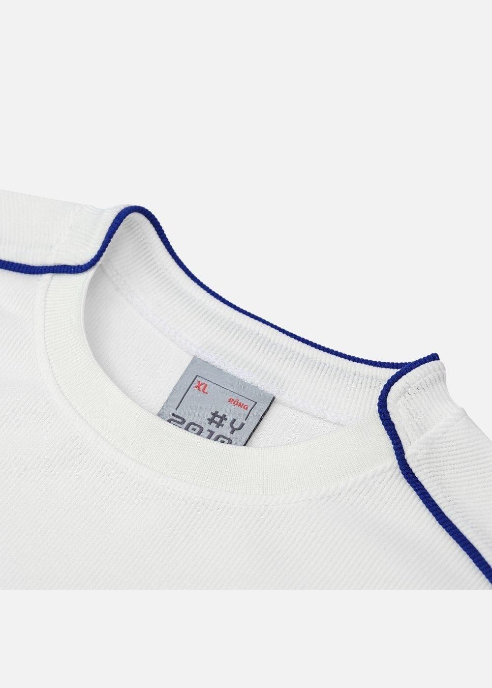 Áo Thun Tay Ngắn Waffle Co Giãn Seventy Seven 44 Trắng - YaMe.vn