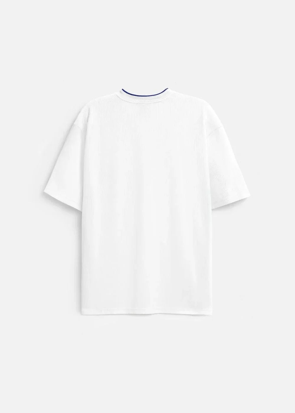 Áo Thun Tay Ngắn Waffle Co Giãn Seventy Seven 44 Trắng - YaMe.vn