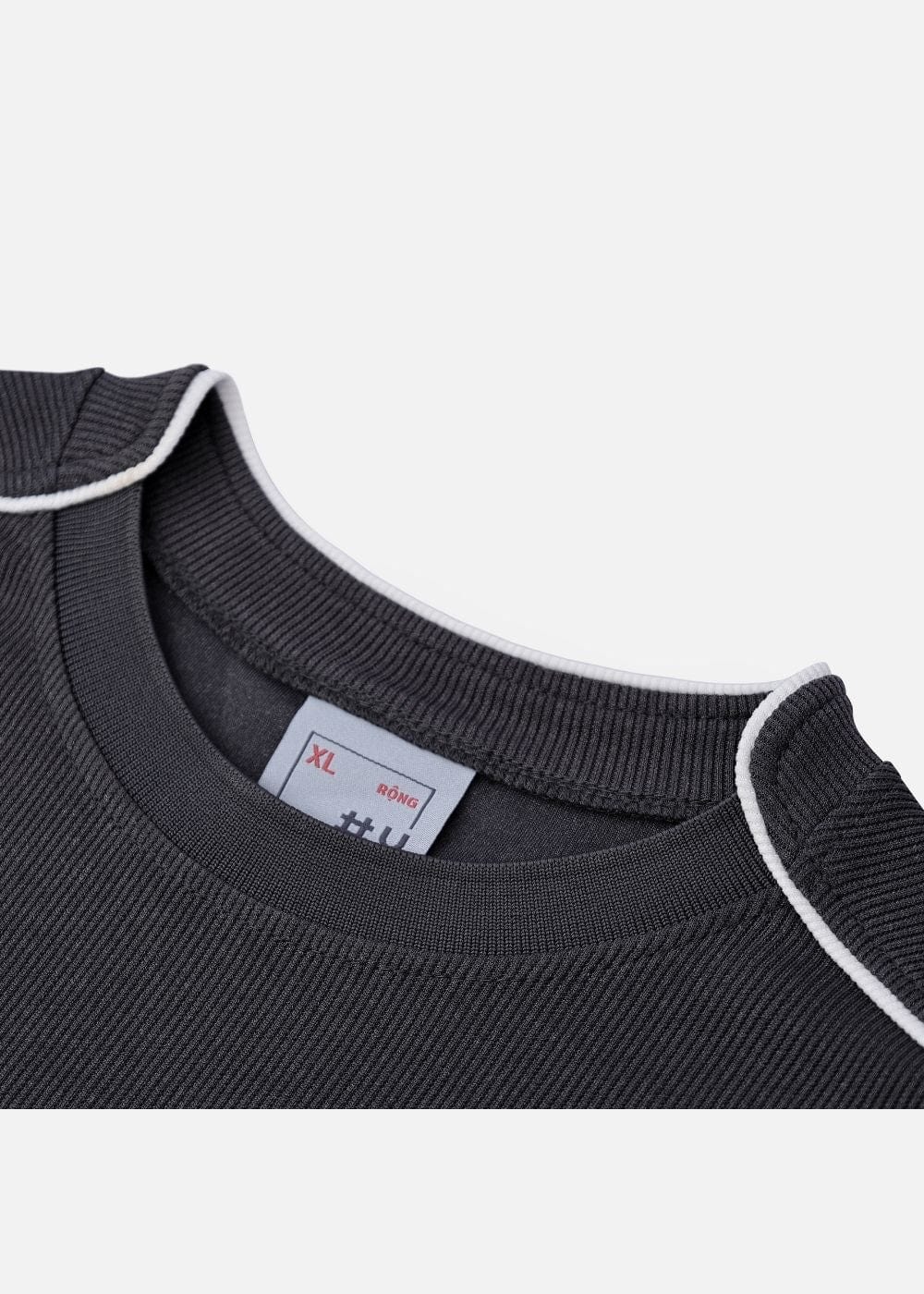 Áo Thun Cổ Tròn Tay Ngắn Áo Thun Seventy Seven 44 Xám Đậm